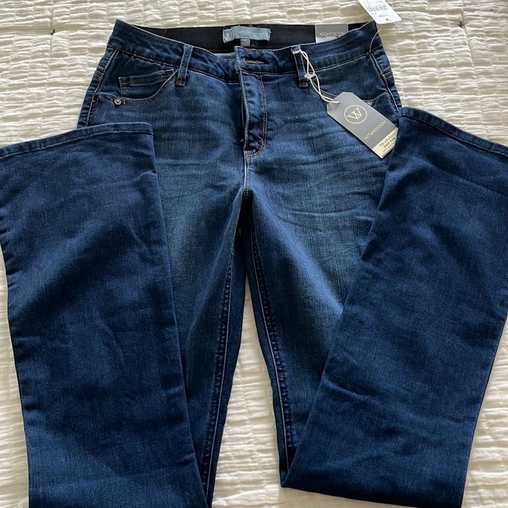 Wit and Wisdom high rise boot cut jeans